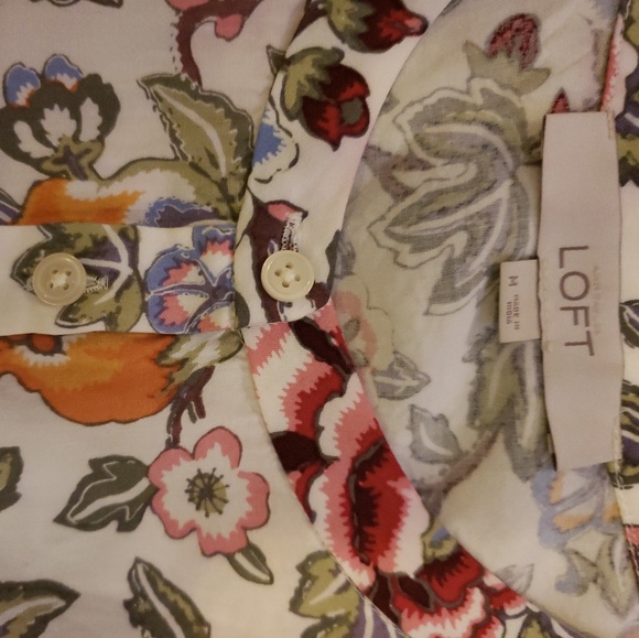 FINAL SALE - Loft floral dress - Picture 5 of 8